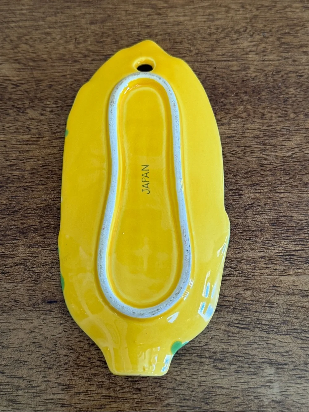 Vintage Ear Of Corn on the Cob Kitchen Hanging Spoon Rest - Made In Japan